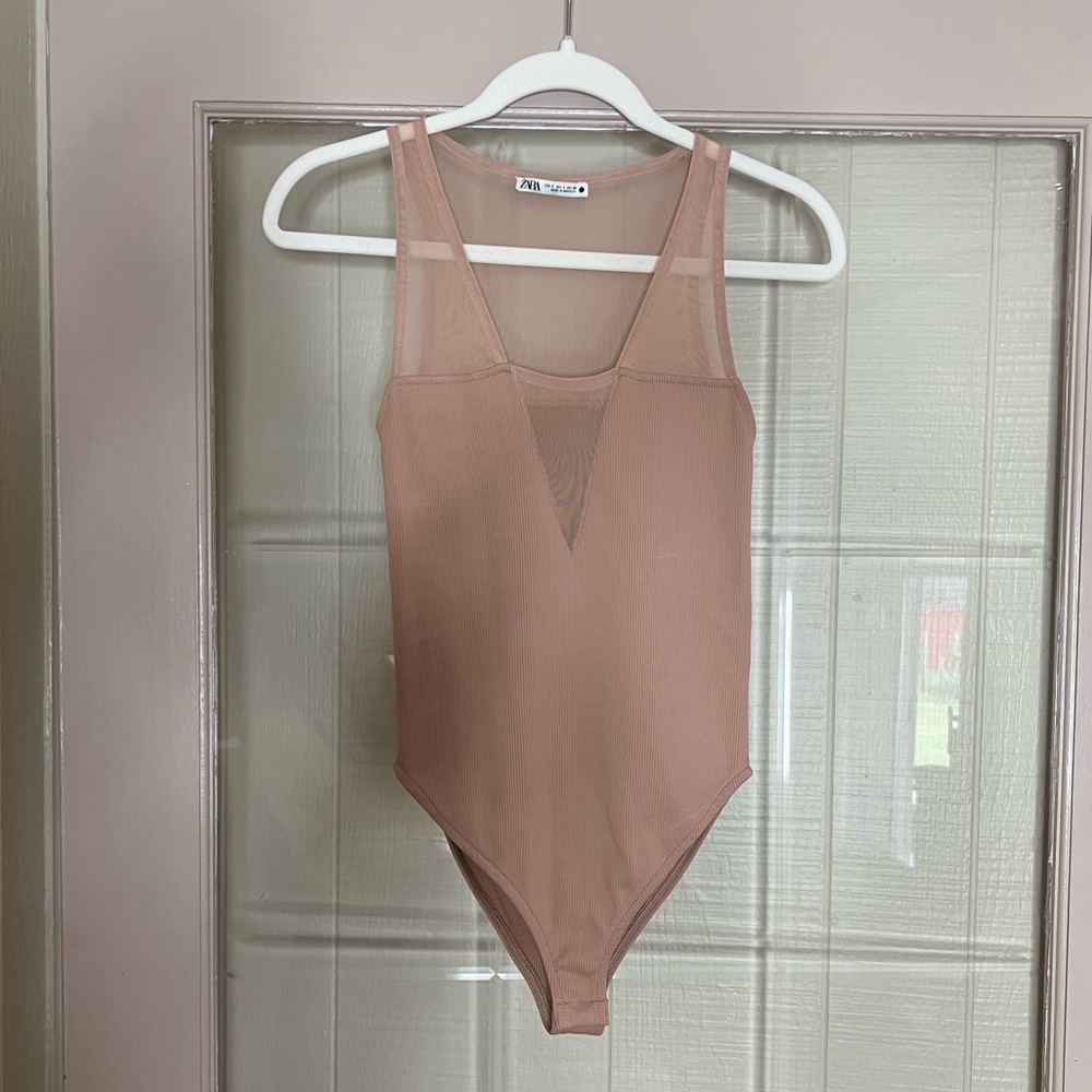 Zara blush bodysuit